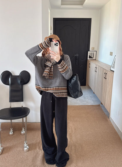 Loro NEW wool sweater + scarf