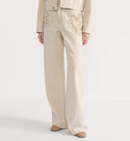 CD NEW embroidery pants