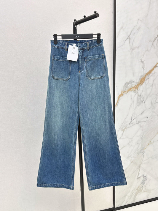 CD NEW wide-leg jeanes