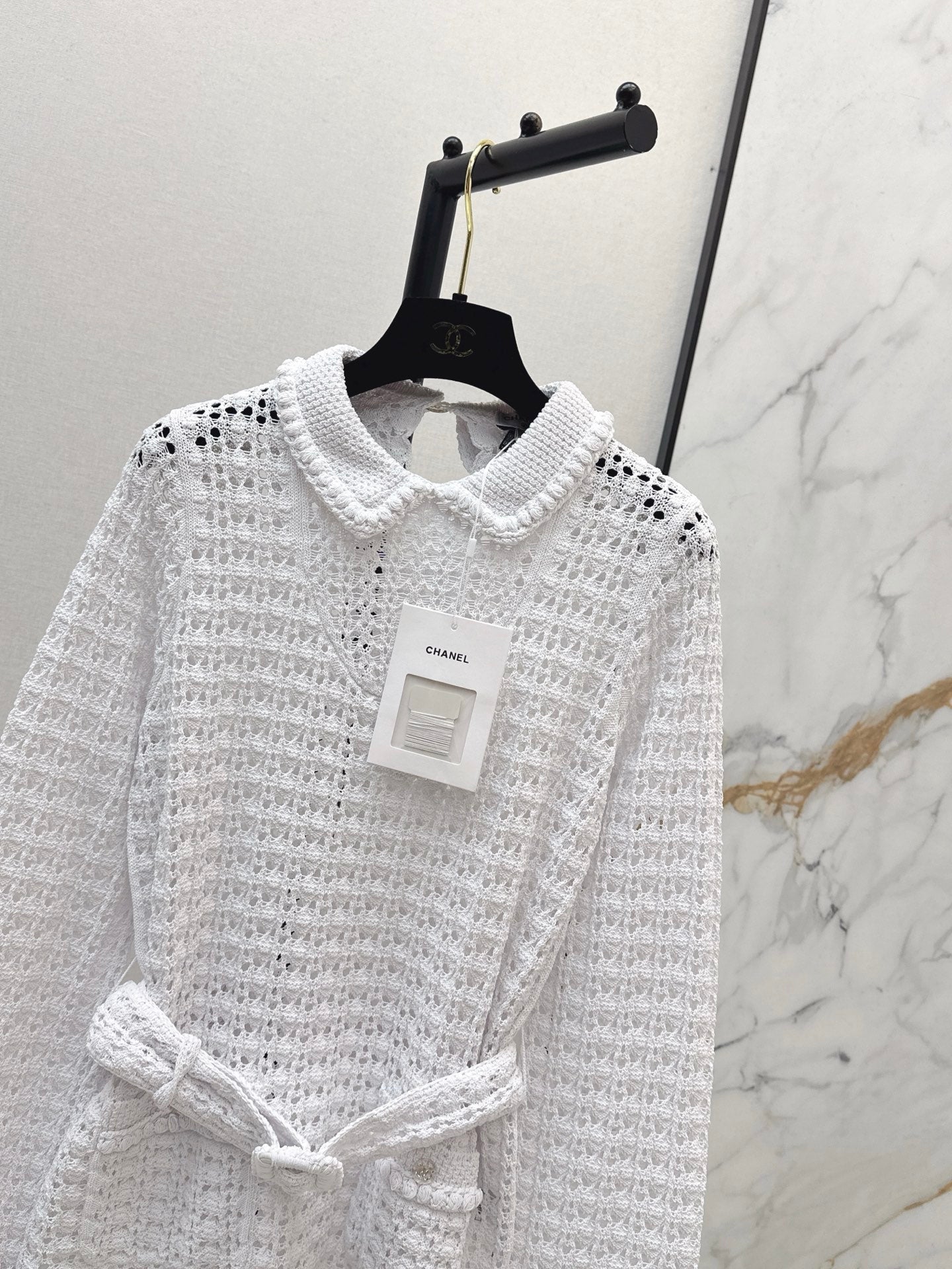 Chan NEW Openwork knitwear
