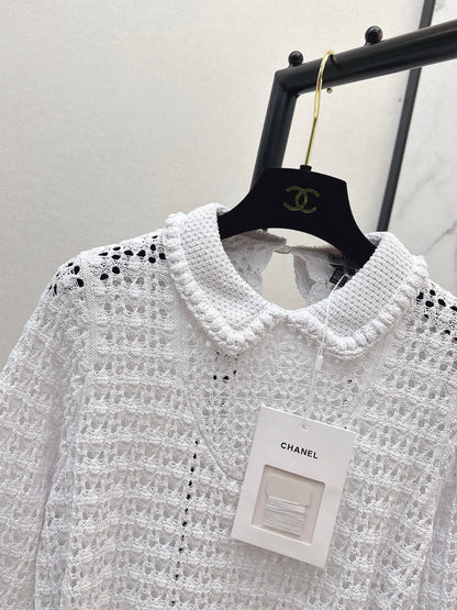 Chan NEW Openwork knitwear