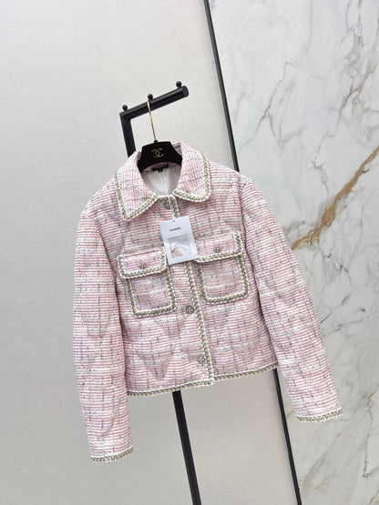 Chan NEW  tweed down jacket
