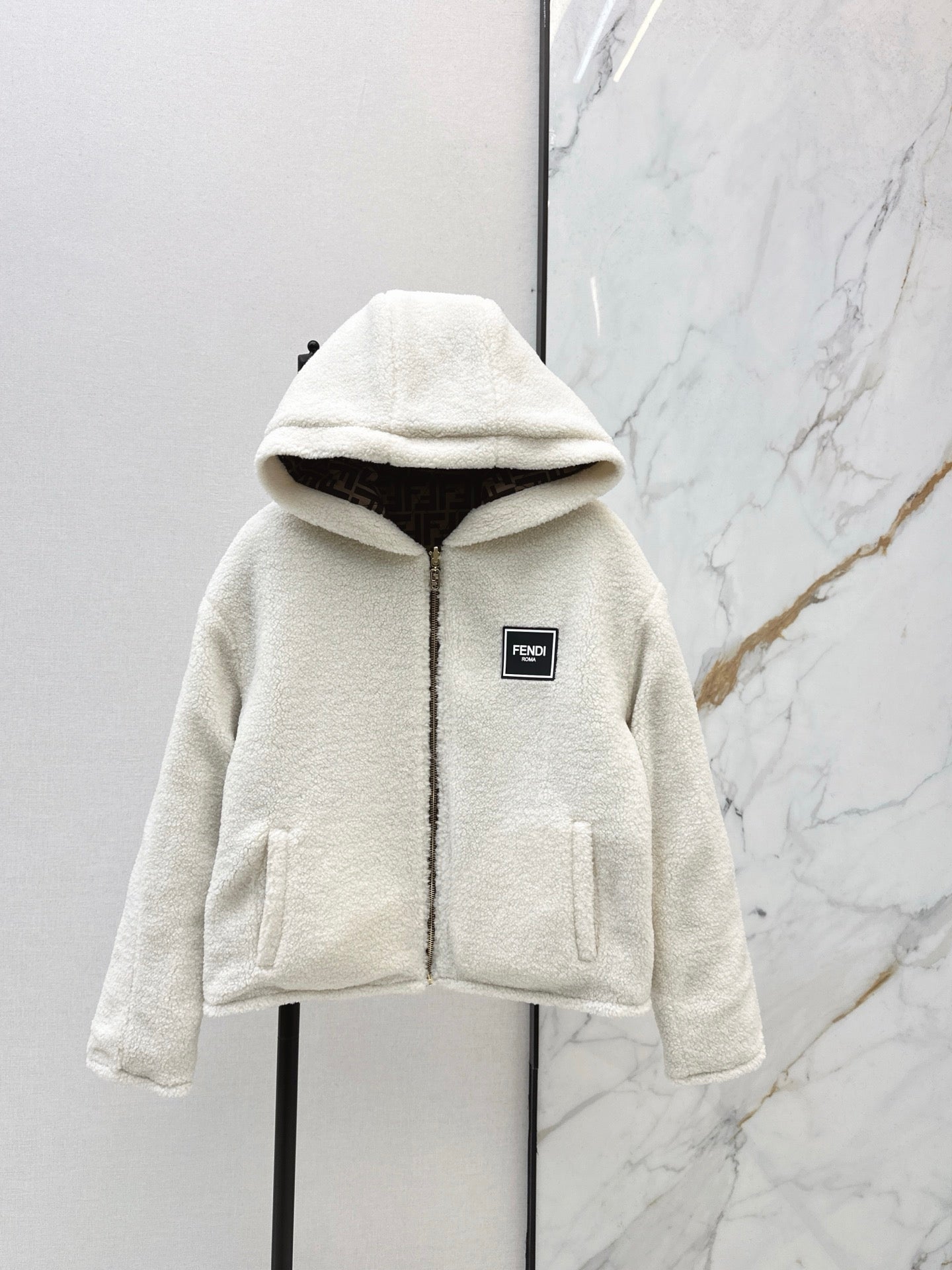 Fend NEW reversible hooded jacket