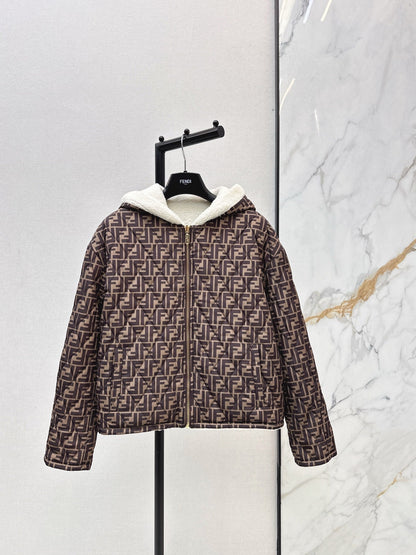 Fend NEW reversible hooded jacket
