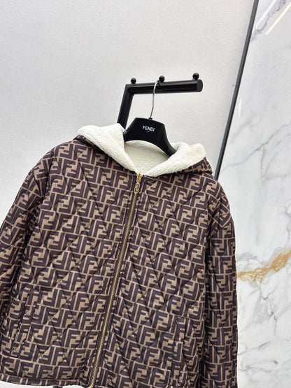 Fend NEW reversible hooded jacket