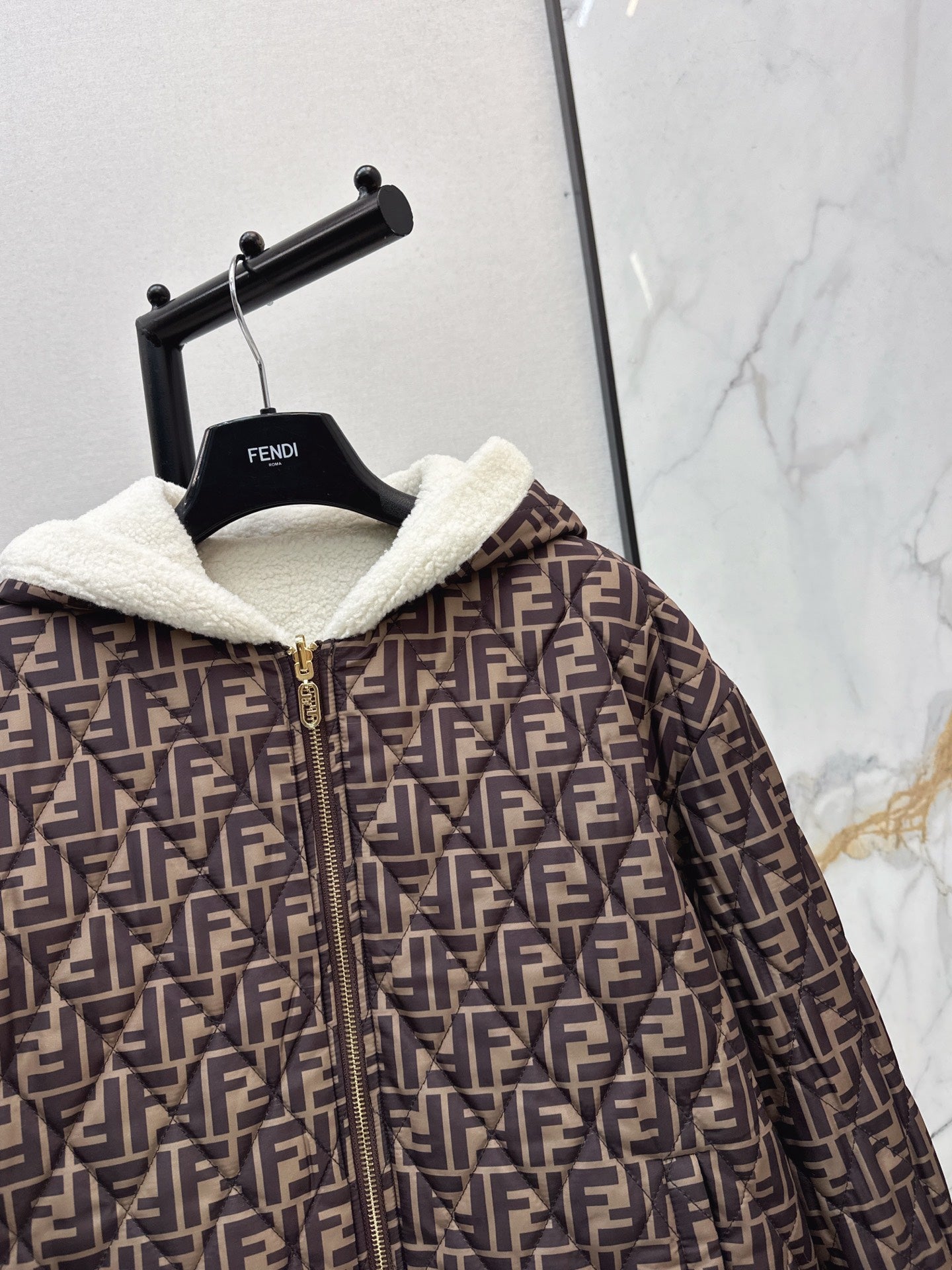 Fend NEW reversible hooded jacket