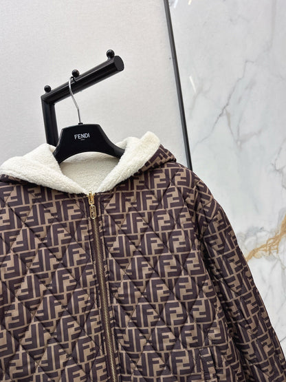 Fend NEW reversible hooded jacket