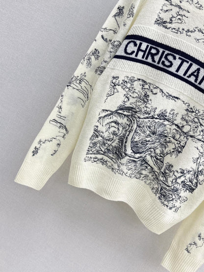 CD NEW embroidered sweater