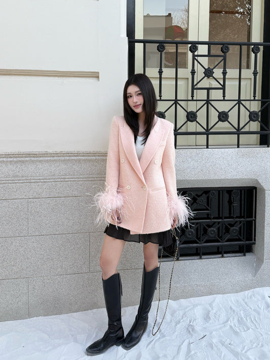 Miu NEW woolen blazer jacket