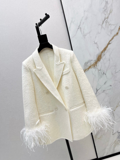 Miu NEW woolen blazer jacket