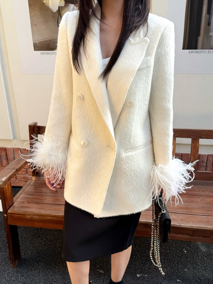 Miu NEW woolen blazer jacket