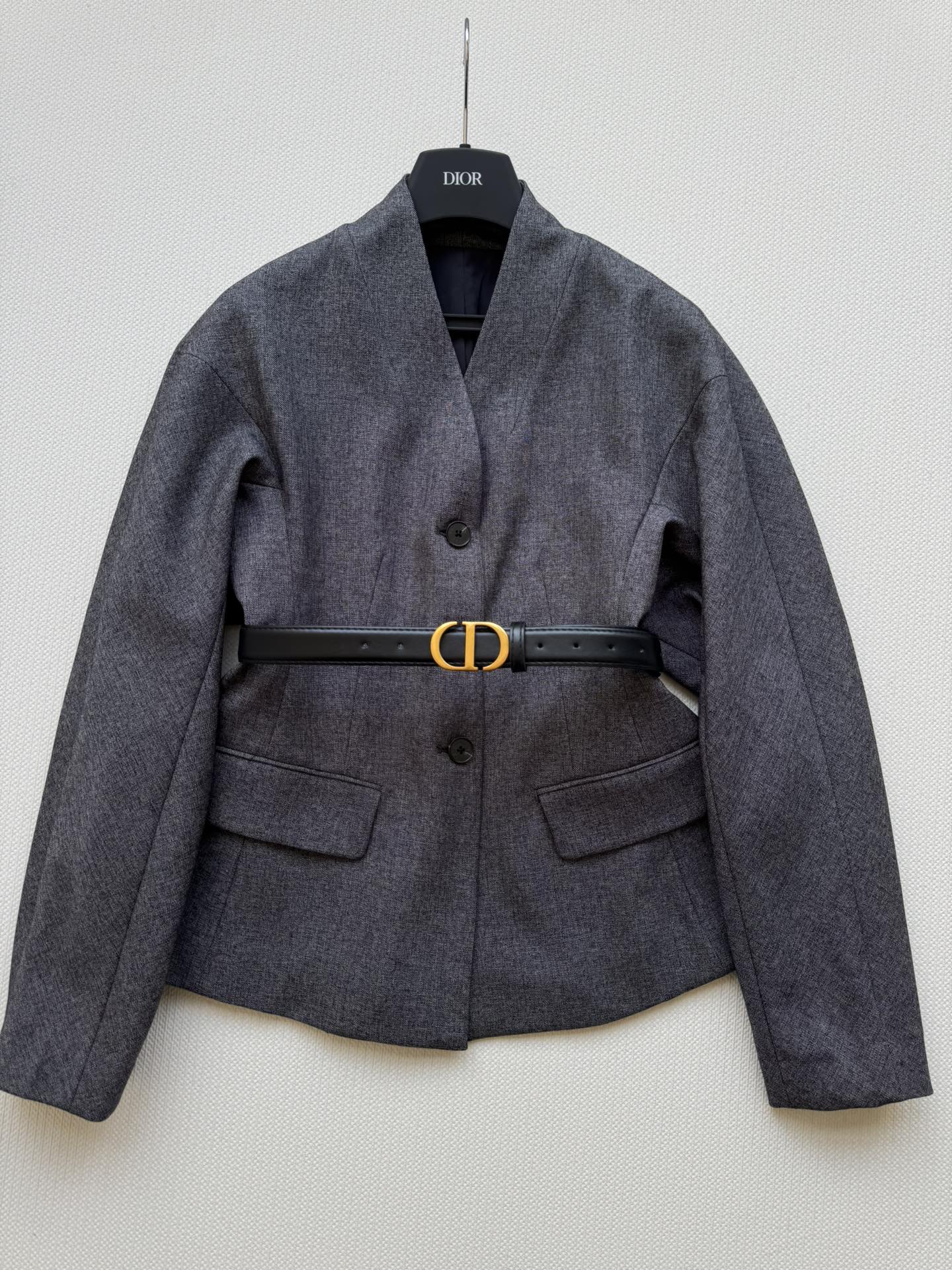 CD NEW jacket with belted