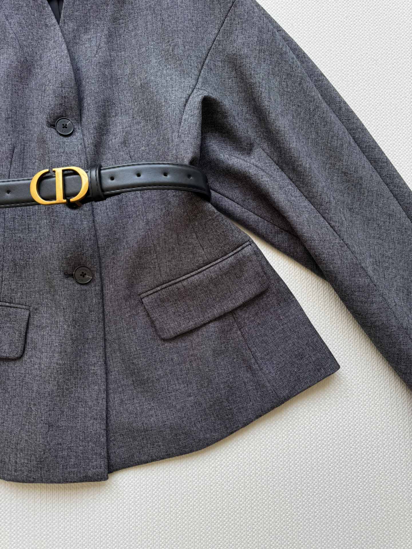 CD NEW jacket with belted