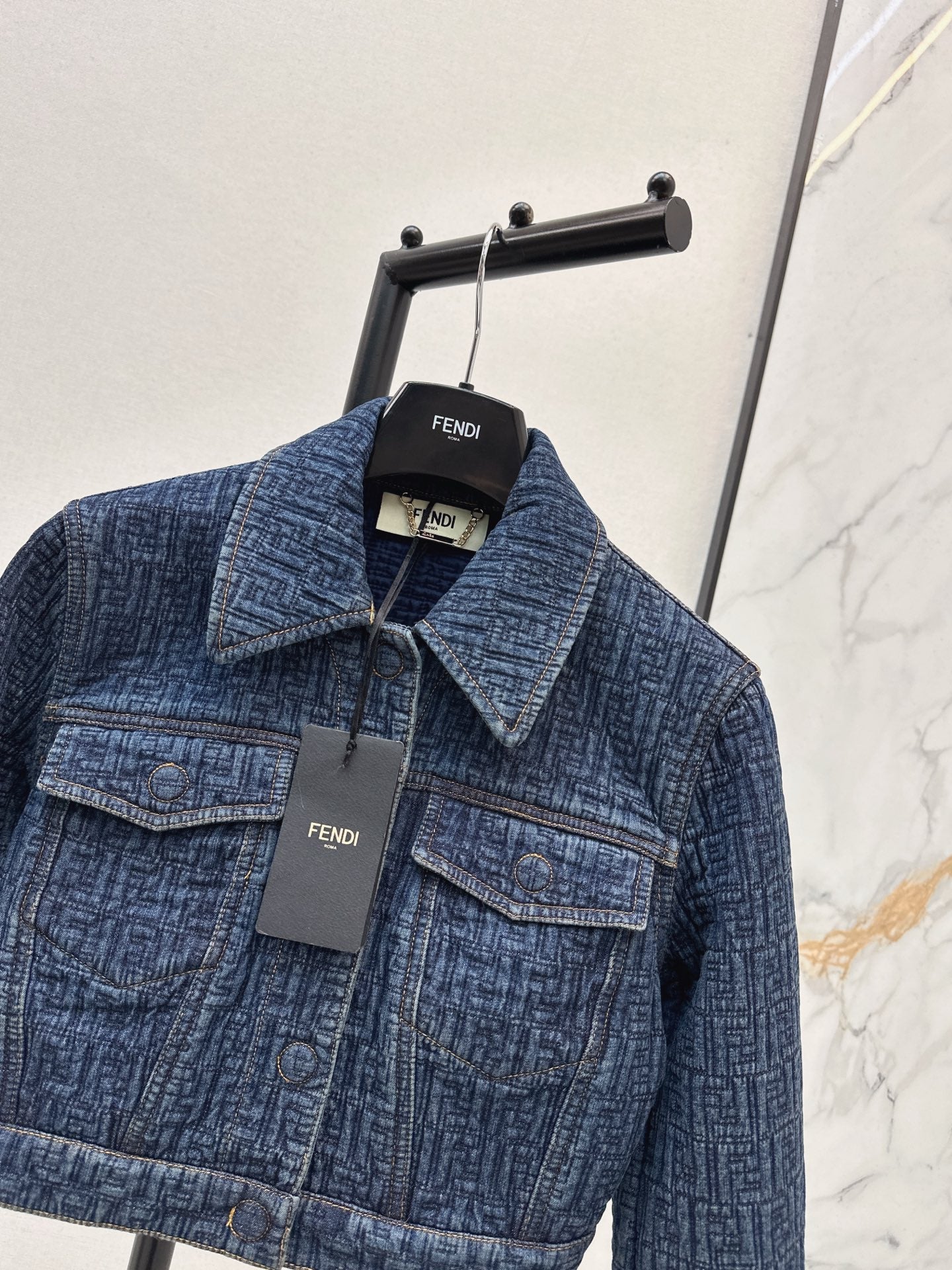 Fend NEW Shorts denim jacket