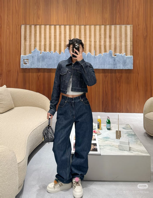 Fend NEW Shorts denim jacket