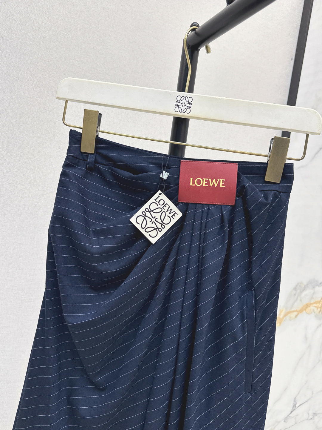 Loe NEW folds suits high-waist pants