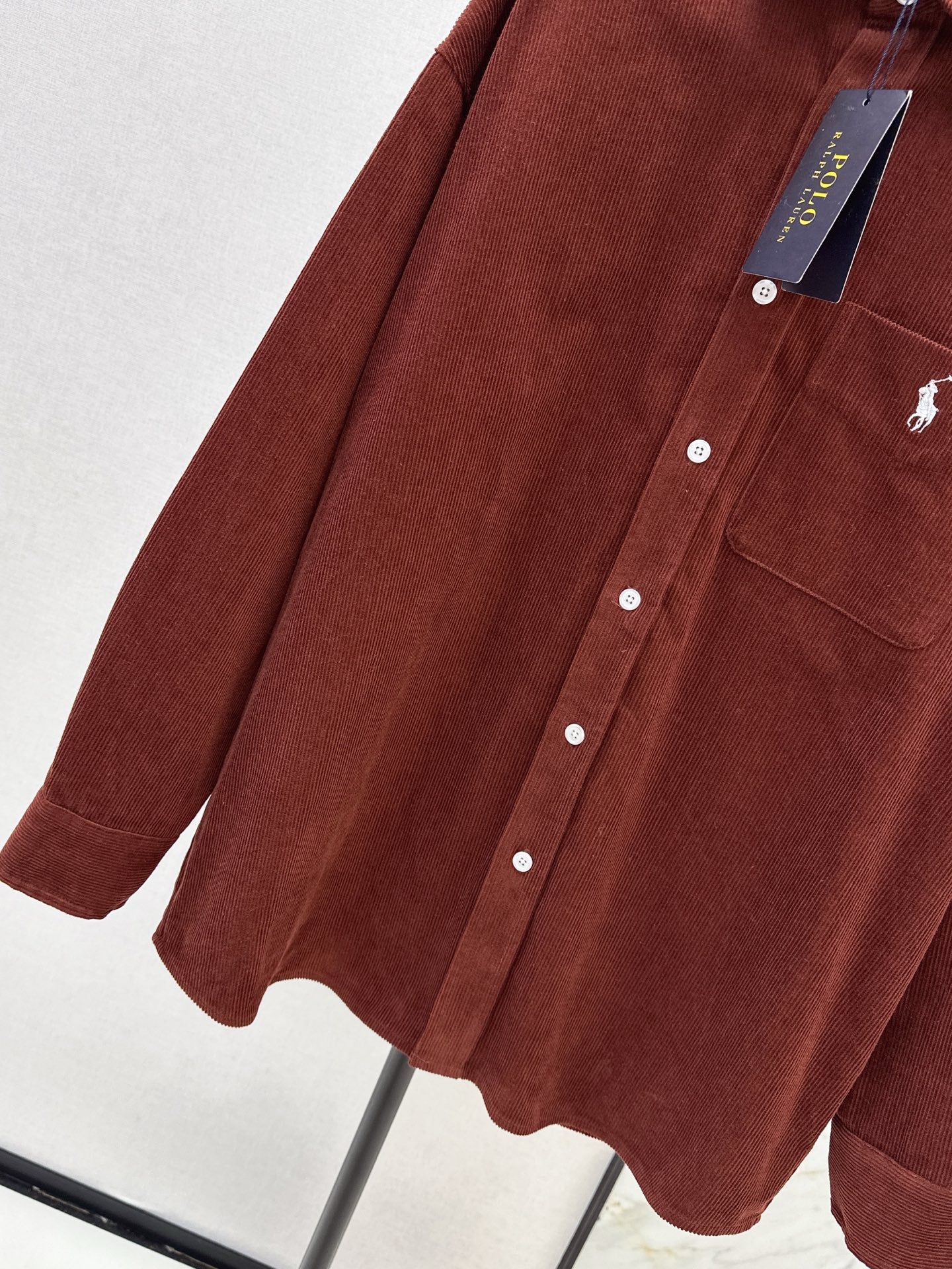Ral NEW Embroidered corduroy shirt