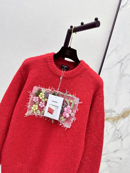 Chan NEW Floral sweater