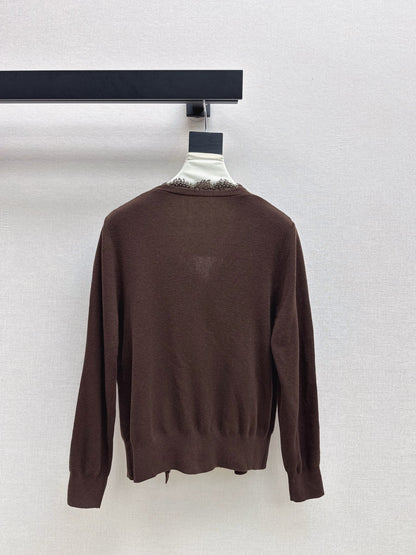 Es NEW Lace-paneled cardigan