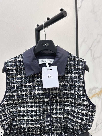 CD NEW Woven down Vest jacket