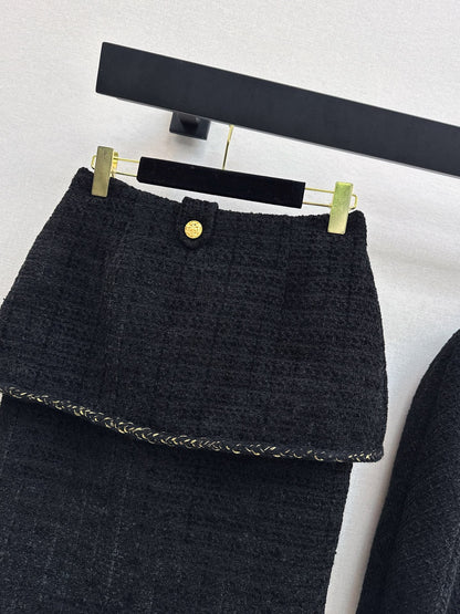 Chan NEW woven 2in1 skirt