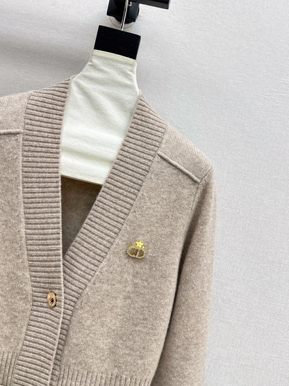 CD NEW V-neck cardigan