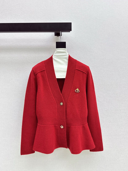CD NEW V-neck cardigan