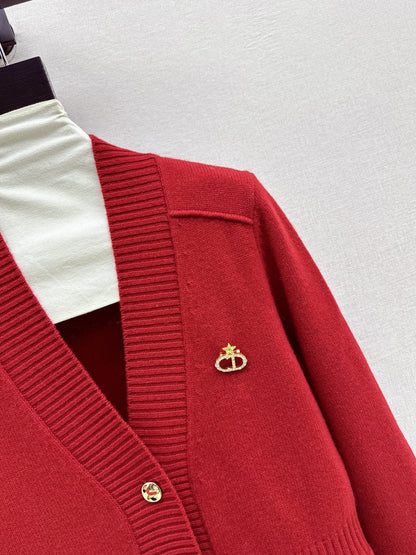 CD NEW V-neck cardigan