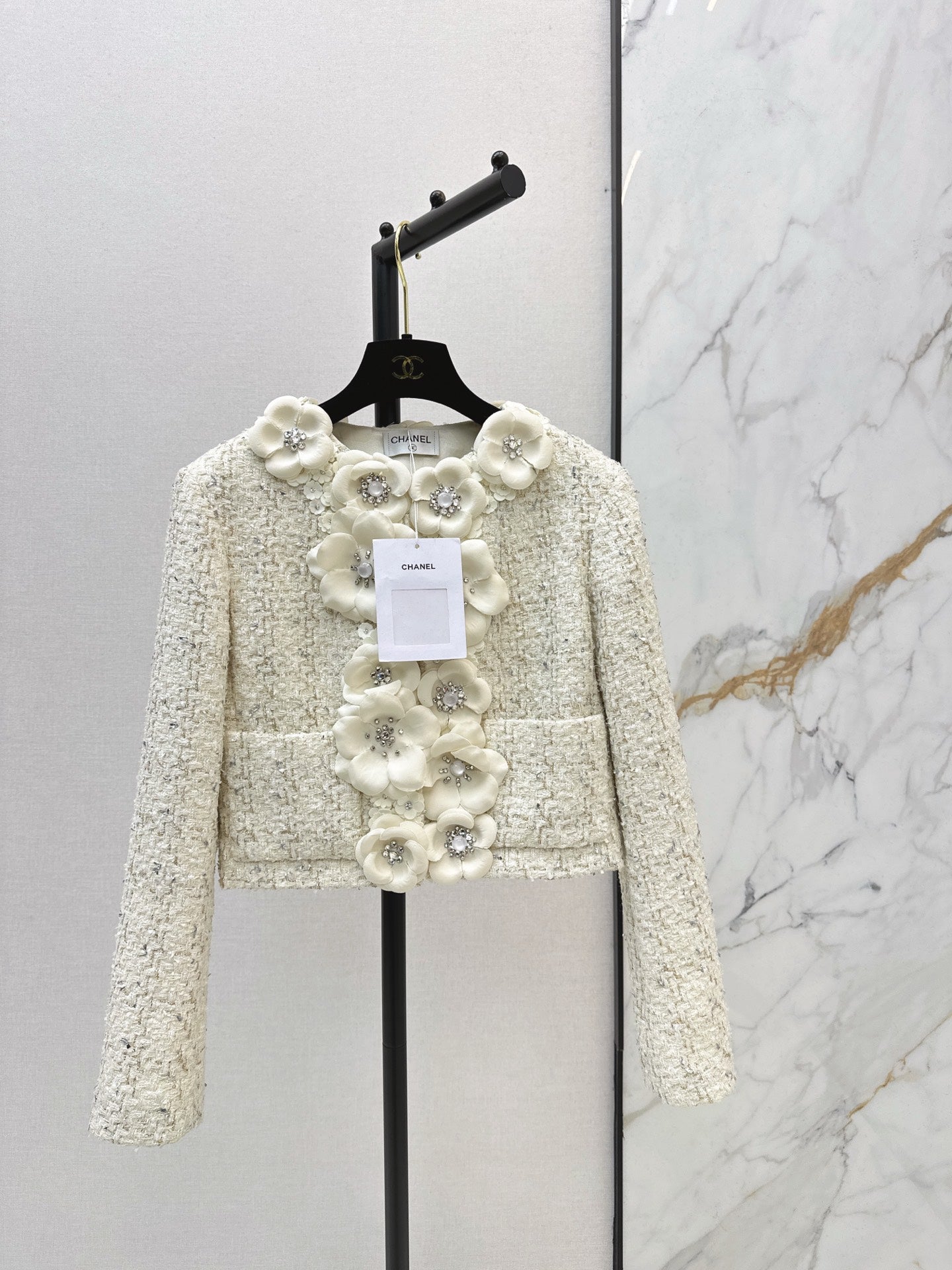 Chan NEW floral woven jacket