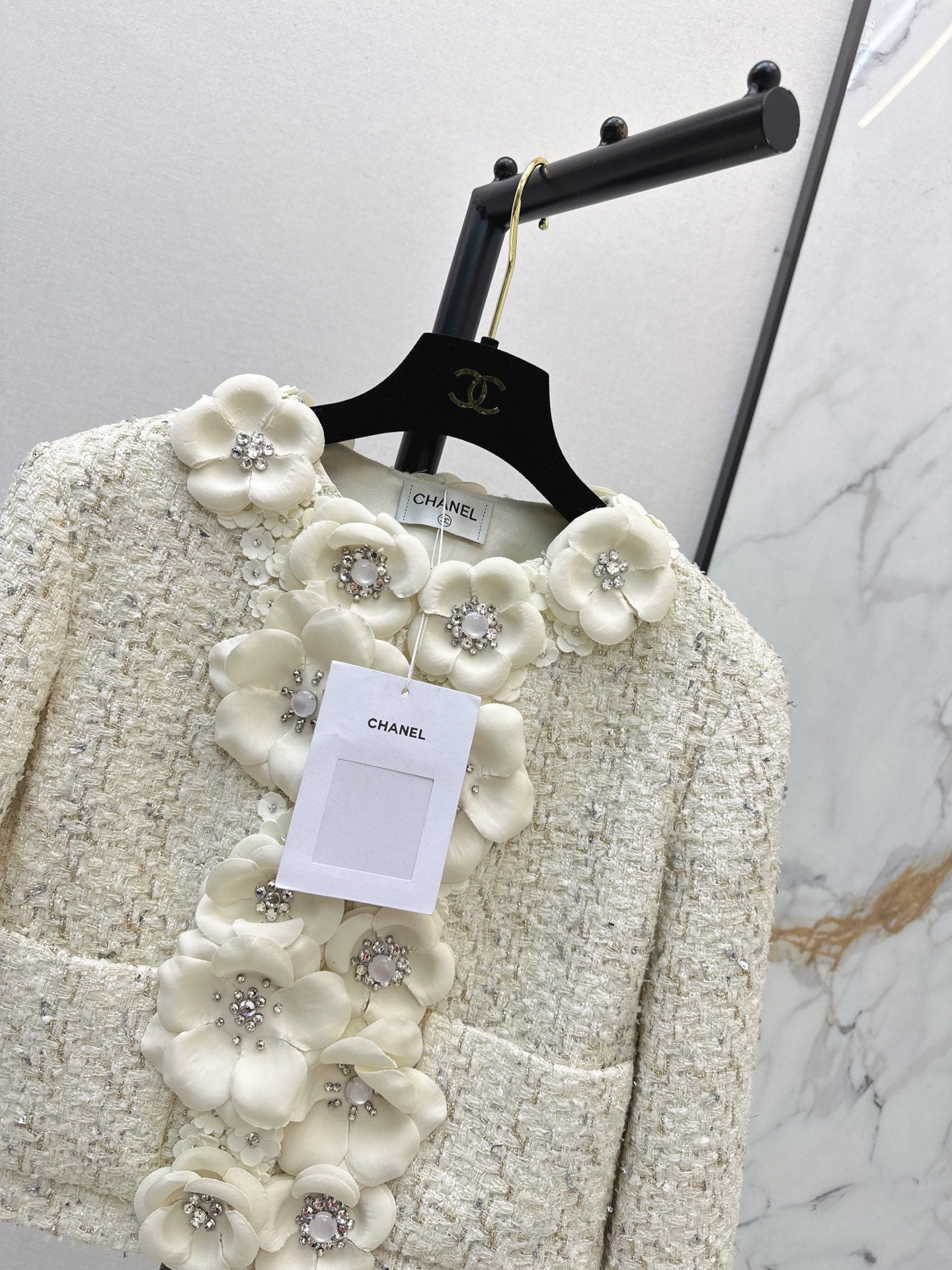 Chan NEW floral woven jacket