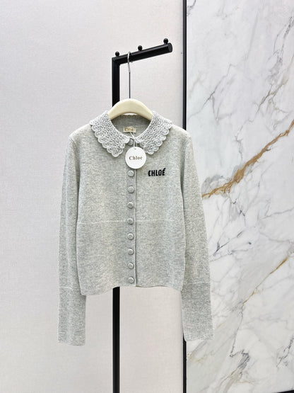 Chol NEW  lace poko Knitted cardigan