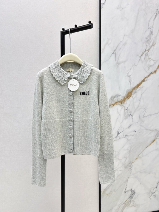 Chol NEW  lace poko Knitted cardigan