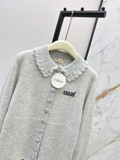 Chol NEW  lace poko Knitted cardigan