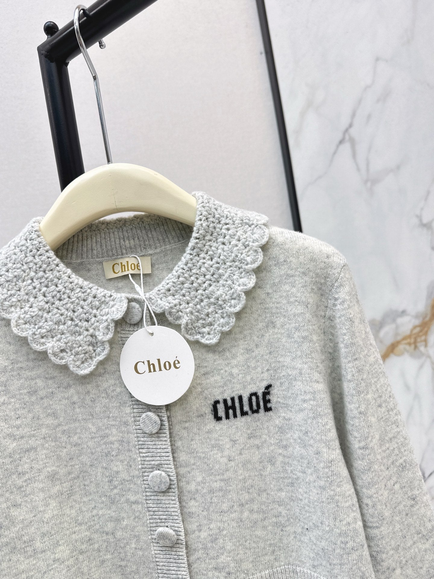 Chol NEW  lace poko Knitted cardigan
