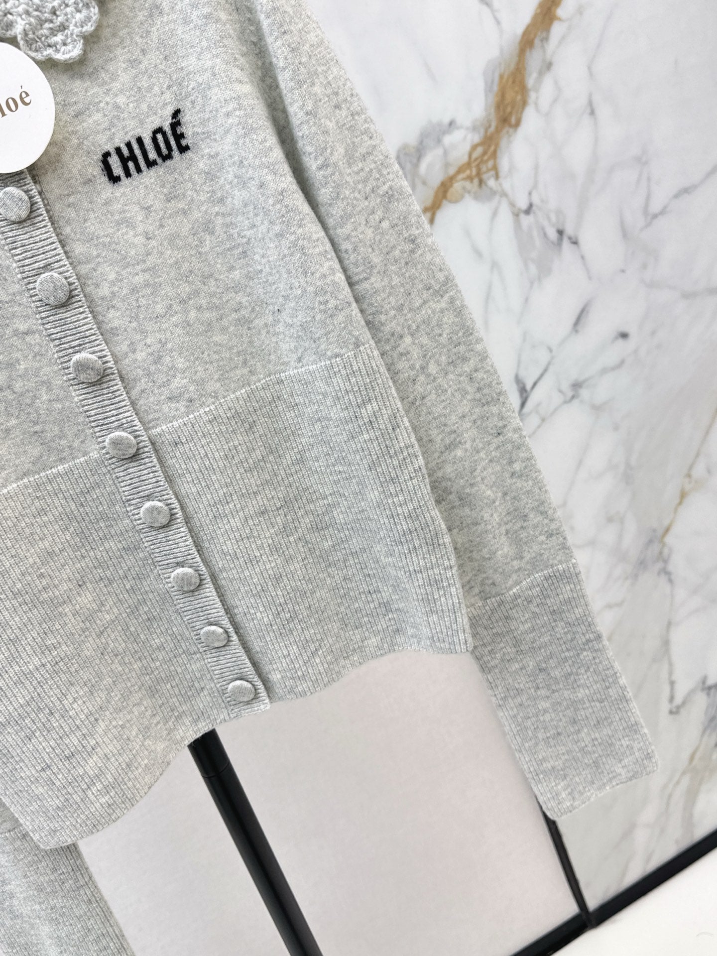 Chol NEW  lace poko Knitted cardigan