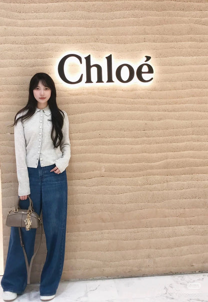 Chol NEW  lace poko Knitted cardigan