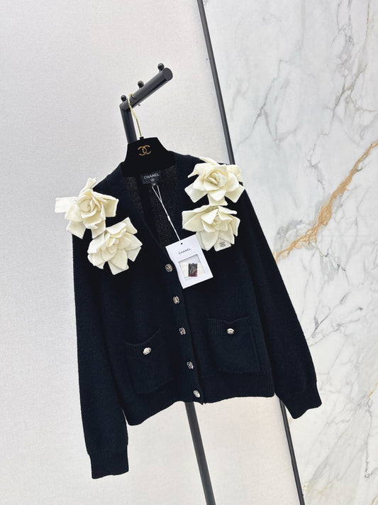 Chan NEW flora knit cardigan