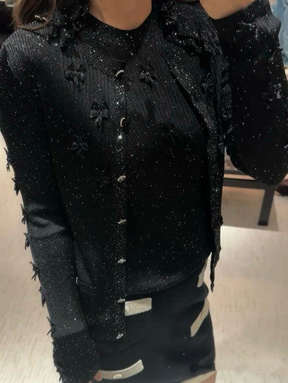 Chan NEW sequins cardigan
