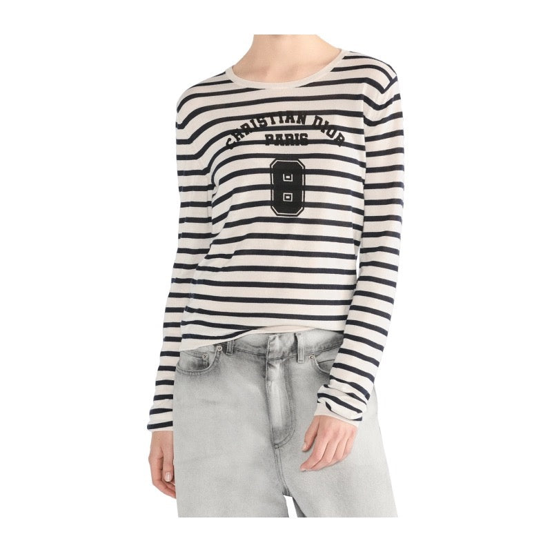 CD NEW stripe knit basic tee