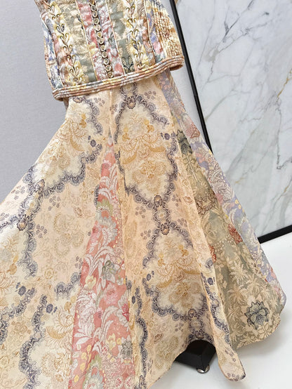 Zimm NEW print tube top dress