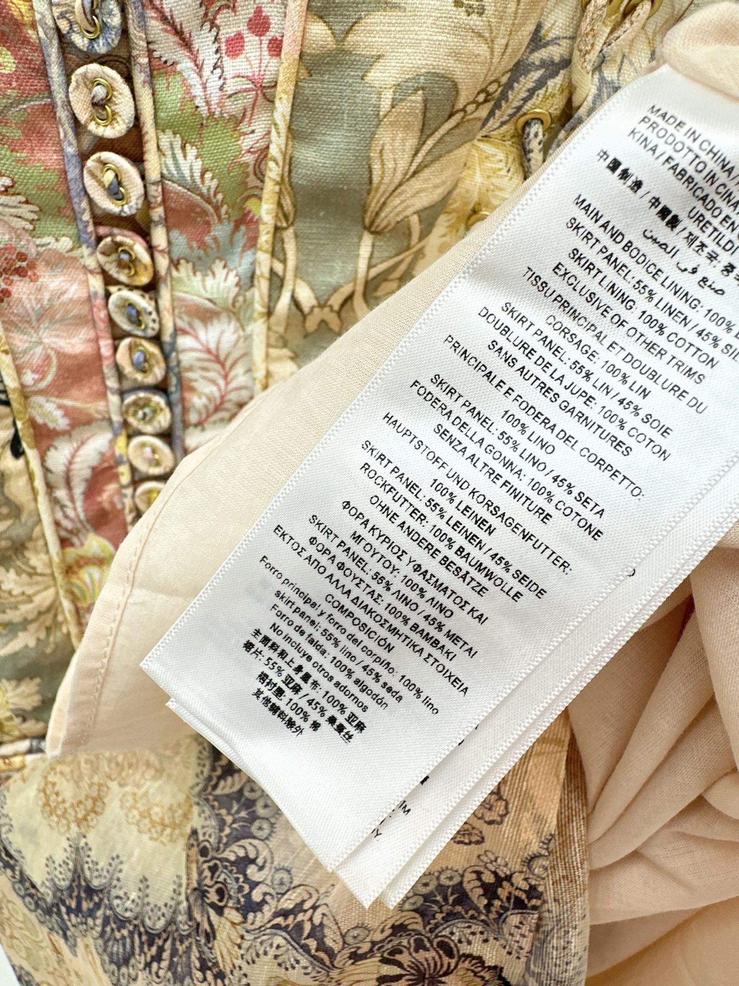 Zimm NEW print tube top dress