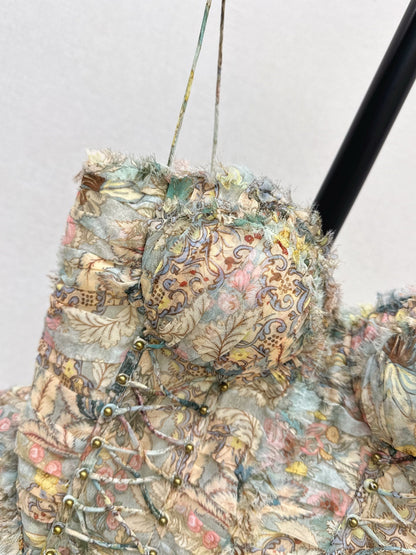 Zimm NEW print tube top dress