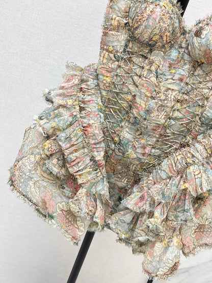 Zimm NEW print tube top dress