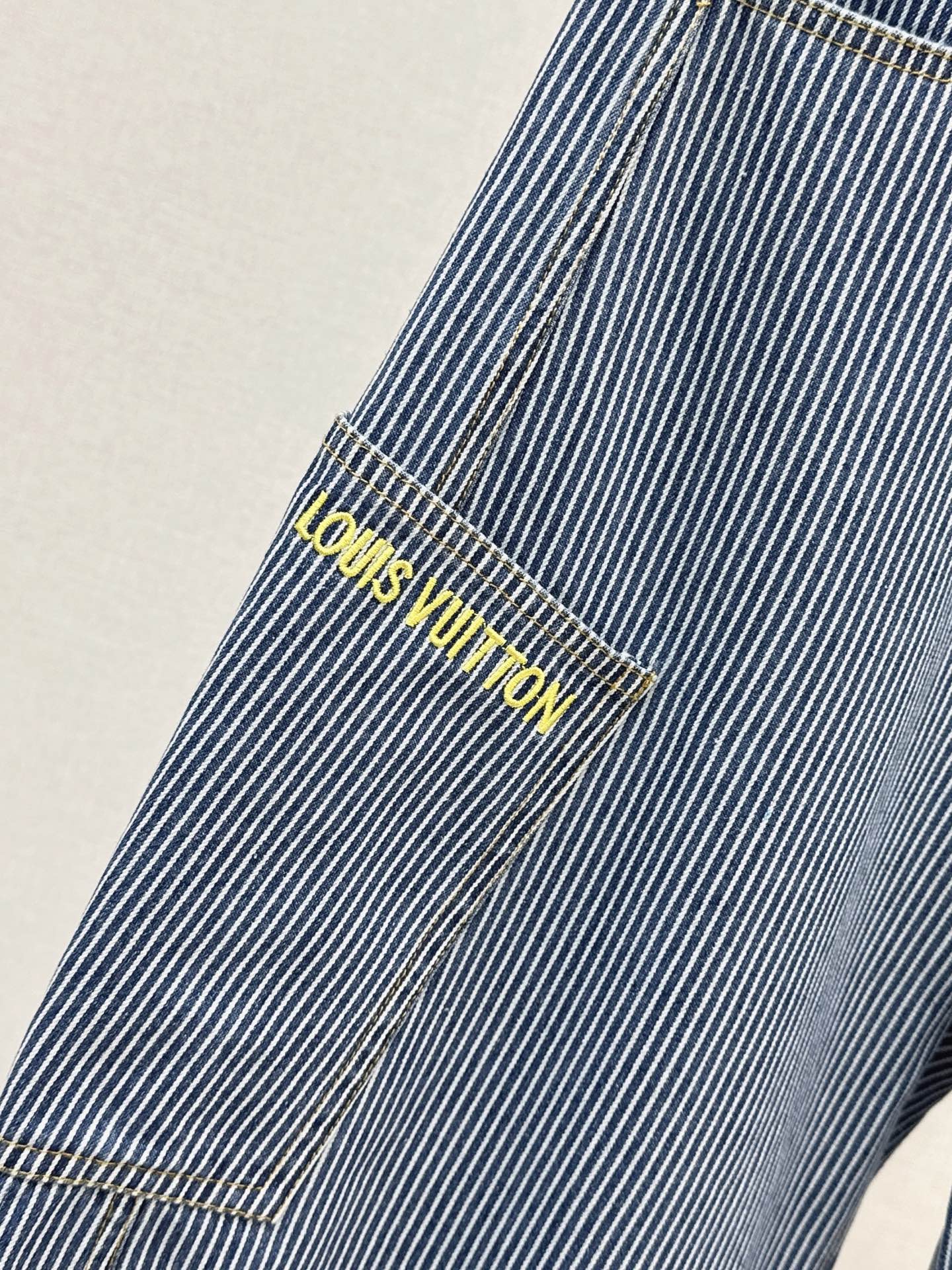 Louis NEW stripe wide-leg jeans