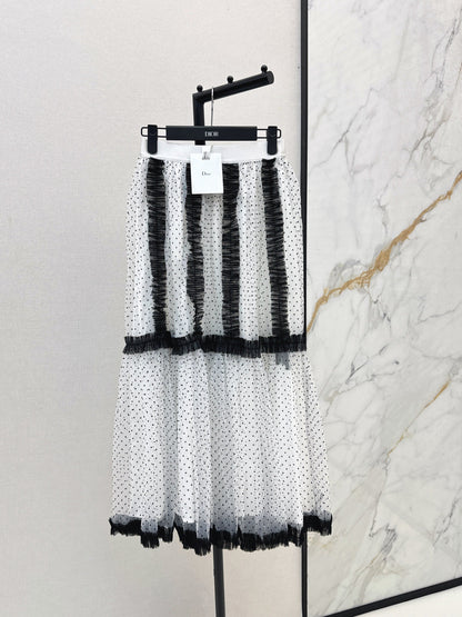 CD NEW polka dot mesh skirts