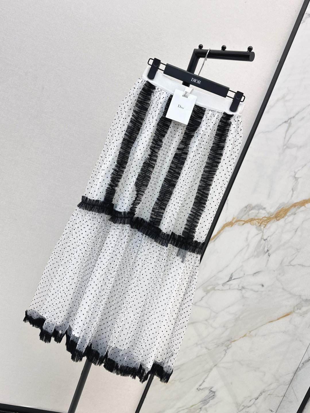 CD NEW polka dot mesh skirts