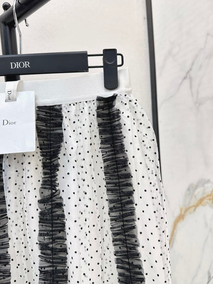 CD NEW polka dot mesh skirts