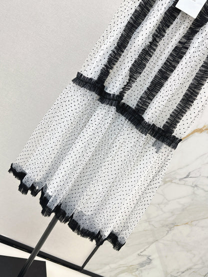 CD NEW polka dot mesh skirts