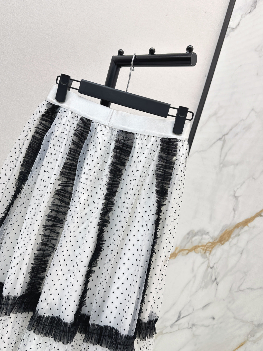 CD NEW polka dot mesh skirts