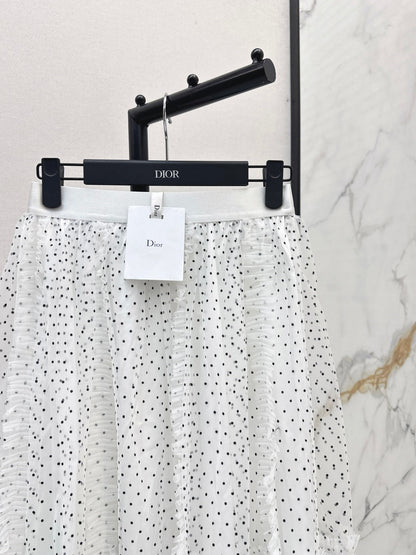 CD NEW polka dot mesh skirts